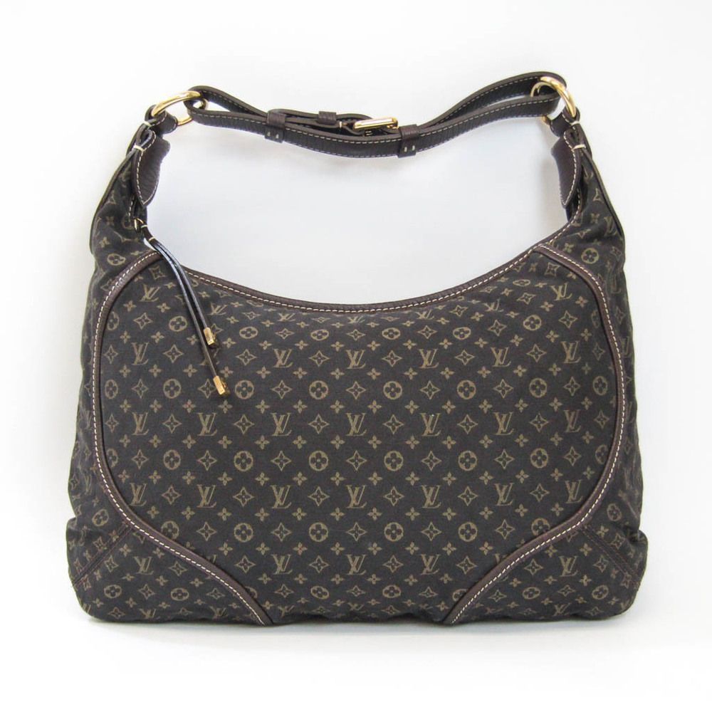 Louis Vuitton Manon MM Monogram Miniline Ebene Shoulder Bag